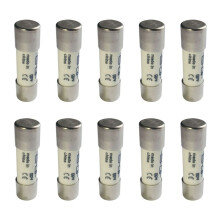 50 Pièces 1000 VDC Fusible Solaire Pv Anti-Déflagrant Fusible Argent - 15A