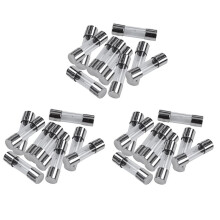 30 Pcs 250V 3A 3Amp Slow Blow Glass Fuses Tubes 5mm X 20mm