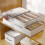 Foldable storage box with storage dividers for clothes 3