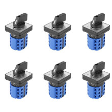 6X 3 Positions -Off- Changeover Control Rotary Cam 20A