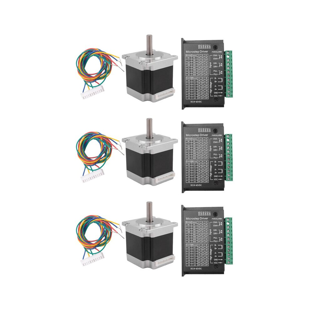 3X Nema 23 23Hs5628 Stepper Motor 57 Motor 2.8A With Tb6600 Stepper Motor Driver Nema17 23 For Cnc And 3D Printer(8.0Mm) 6031094937747