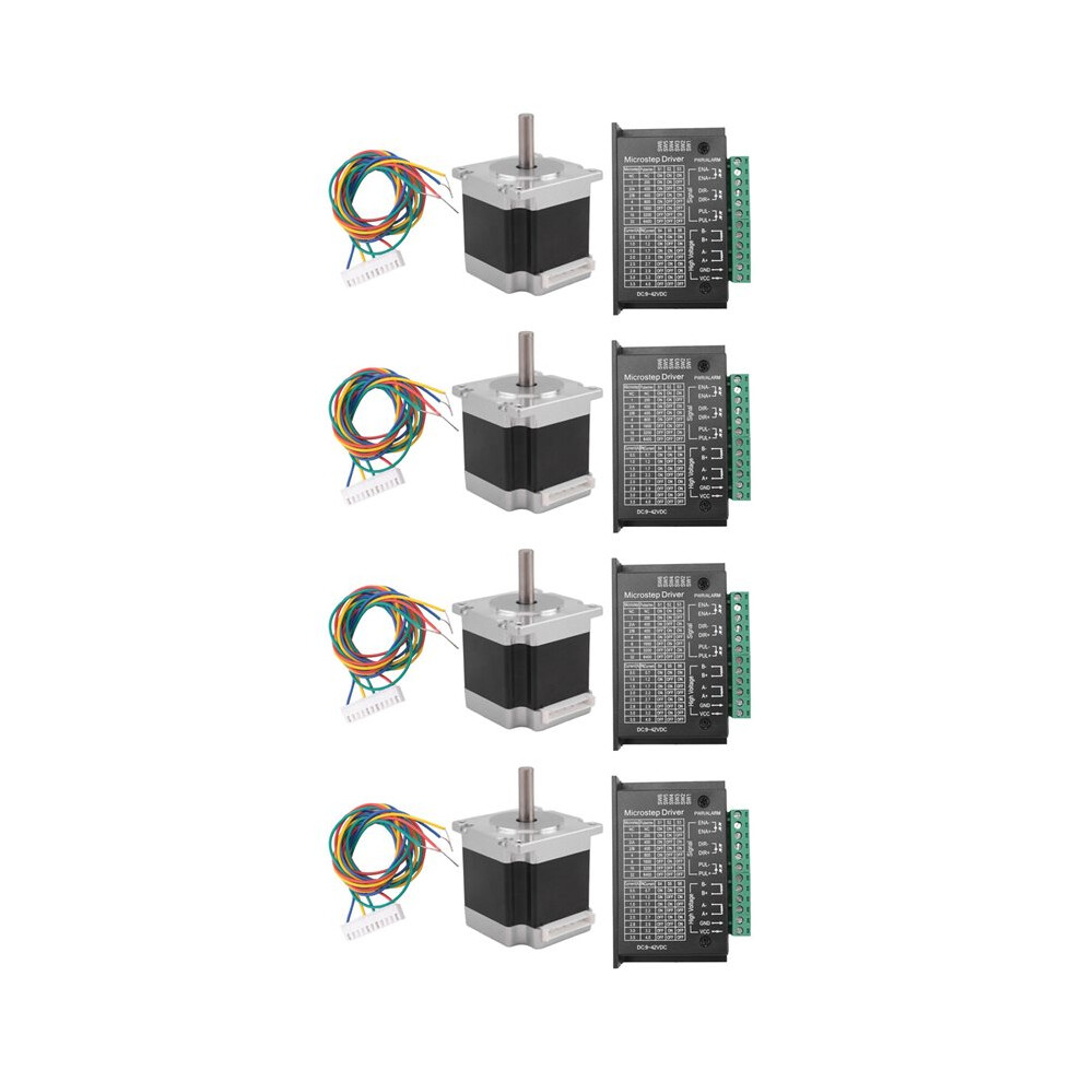 4X Nema 23 23Hs5628 Stepper Motor 57 Motor 2.8A With Tb6600 Stepper Motor Driver Nema17 23 For Cnc And 3D Printer(8.0Mm) 6033692501030