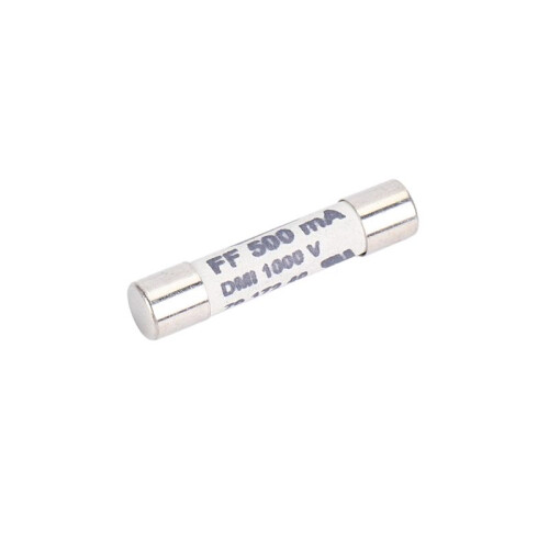 20X 1000V 500mA 6.3 X 32mm Bianca Multimetro Ceramic Fuse