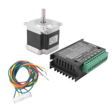 4X Nema 23 23HS5628 Stegmotor 57 Motor 2,8A med TB6600 Stegmotordrivrutin NEMA17 23 för CNC- och 3D-Skrivardelar (8,0 Mm)