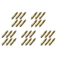 30 PCS Sink Plug Replacement Basin Bath Waste Click Clack Spring Brass Plug Bolt for Kitchen Sink Bath Tub Drain Stopper