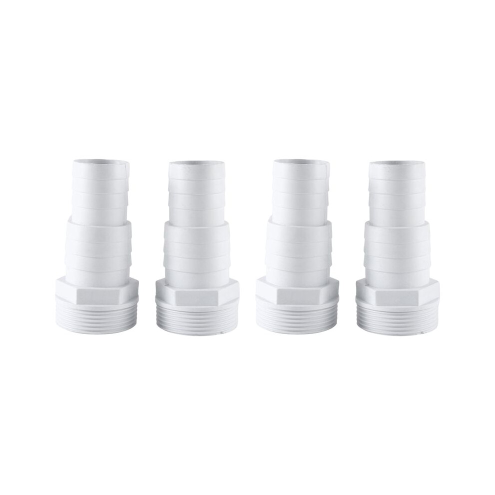 4Pcs Hose Adapter 1-1/2Inch And 1-1/4Inch Male 3-Way Washer Hose Connection For Hot Tubs Swimming Pool Hose Connector 6033767595100