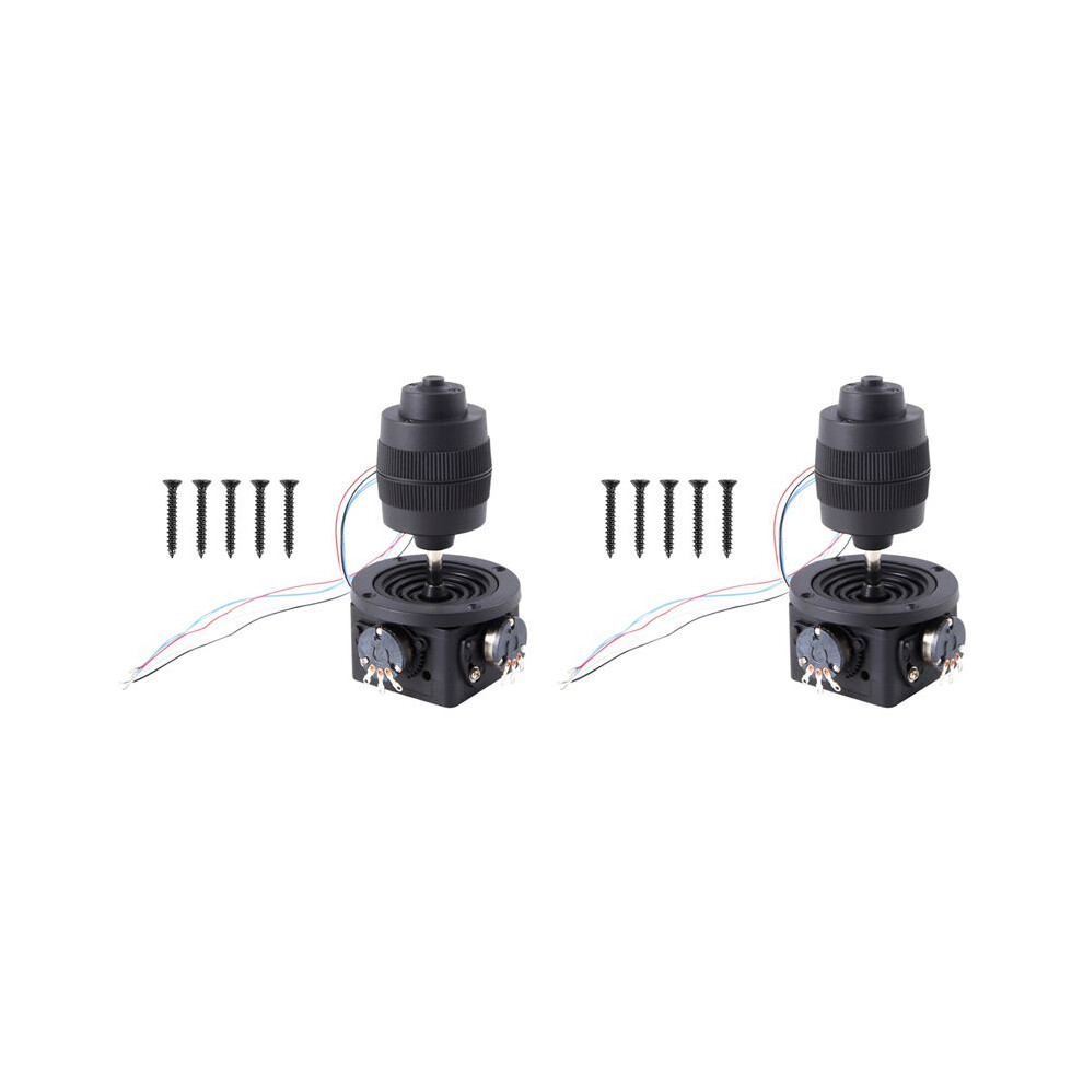 2X 4-Axis D400b-M2 5K Joystick Potentiometer Rocker Hall Joystick Dimensional Resistance 5K Sealed With Button 6033075430285