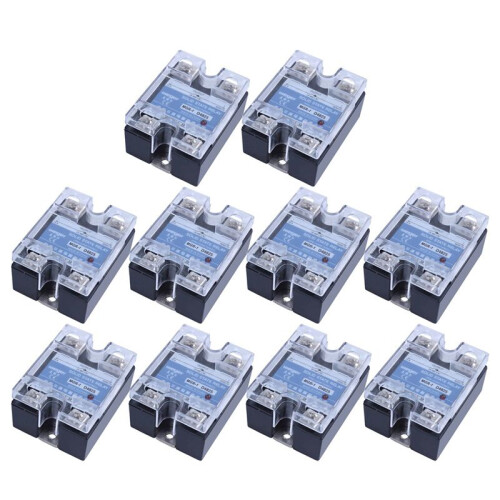 10X MGR-1 D4825 Single-Phase Solid State Relay SSR 25A  3-32 V AC 24-480 V