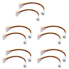 10 Uds Interruptor de Atenuación Táctil DC3.7V 5V 12V Sensor de Interruptor de Atenuación Continuo para Luz LED, RV, Gabinete, Armario y Tira