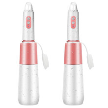 2X Tragbares Bidet, Reisebidet, Wiederaufladbares Tragbares Bidet, -Hand-Bidet-Sprüher mit Reisetasche Rosa