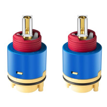 2X JH02BJ HL-40 Vervanging van de Douchekern, 40 mm Keramische Drukbalanscartridge, voor Bad- en Douchekraanventiel