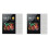 2X Tuya Zigbee 3.5 Inch  Wall  Touch Screen 4 Groups  8-Way Scene  Sensor Dimming  B 1