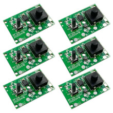 6X Carte de Commande de Chaîne de Lampe Solaire 1.2V avec Interrupteur Module de Contrôleur de Panneau de Commande de Réverbère Solaire