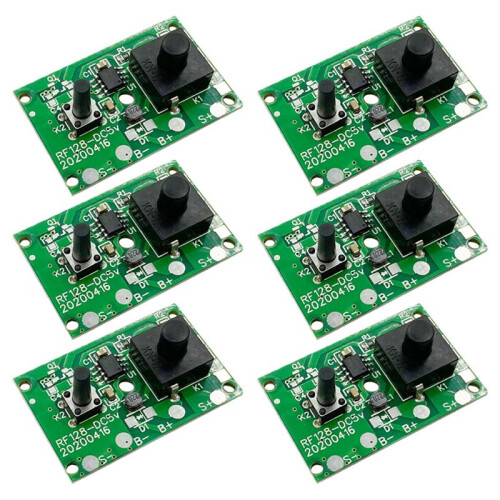 6X 1.2V Solar Lamp String Control Board Circuit Board with  Solar Street Light Control Panel Controller Module