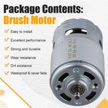 2X 775 21V Small Brush Motor High-Speed Silent Motor High-Power Dual Bearing Motor
