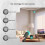 2X Tuya ZigBee  Scene  4 Pulsanti Wireless   Button Controller per Striscia Luminosa Tenda Motore  Home 6