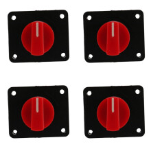 4X 12V 300A Battery Power Disconnect Battery Rotary Isolator Kill Off for RV Boat Car Truck Auto Yacht