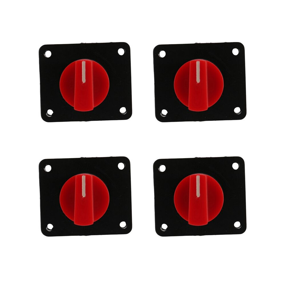 4X 12V 300A Battery Power Disconnect Battery Rotary Isolator Kill Off For Rv Boat Car Truck Auto Yacht 6034080222216