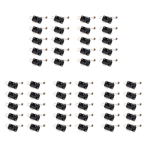 50 Pcs Micro-Limit  Long Hinge Roller Lever Arm Snap Action LOT