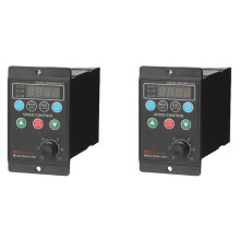 2X 220V Single-Phase Input Three-Phase Output Motor Driver Frequency Converter with Four-Digit Display T13-400W-H