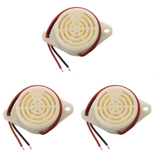 3X SFM-27  3-24V 12mA Sonore Continu Industrielle Electronique Buzzer