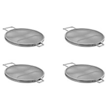 4X Stainless Steel Splatter Shield for Foodi IG600 IG601 IG651 Accessories Grill Dishwasher Safe & Reusable