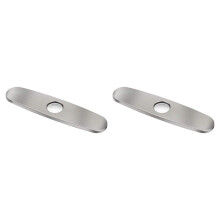 2X Faucet Deck Plate,10Inch Cover Plate for Faucet Holes Kitchen Faucet Deck Plate Faucet Plate Cover