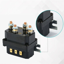 2X 12V Lier Tuimelschakelaar Duim 250A Solenoid Relay Contactor Lieren voor ATV UTV