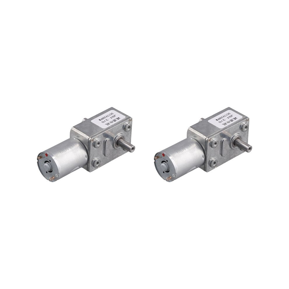 2X Jgy370 Motor 12V 30Rpm Reduce Speed Motor With High Torque Turbo Worm Geared 6033725982782