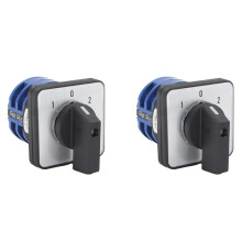 2X Changeover Selector 3 Positions 8 Terminals Universal Rotary Cam Selector Latching Switches 32A