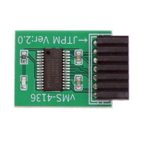 2X TPM 2.0 Encryption Security Module Remote Card LPC-14PIN Module 14Pin LPC for MSI TPM2.0 LPC 14 Pin Security Module 2