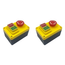 2X KJD17D 250V 16A Interruttore A Pulsante Elettromagnetico Interruttori di Arresto di Emergenza per Utensili Elettrici e Attrezzature per Macchine
