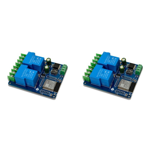 2X DC7-28/5V Power Supply WIFI  2-Channel 30A Relay Module Development Board ESP32 Secondary Development