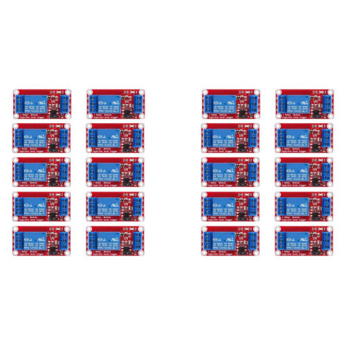20pcs Relay Module  12V Relay Board 1 Channel with Optocoupler Isolation Support High or Low Level