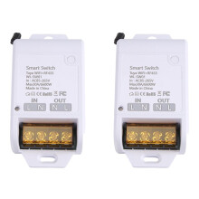 2X ZigBee Graffiti WiFi /Off 30A WIFI+RF433 High Power Remote Control Voice Lamp Multifunction