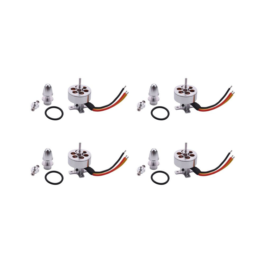 4X Miniature Brushless Motor 2211-1300Kv Suitable For Miniature Fixed-Wing Four-Axis Drone 6034197953133