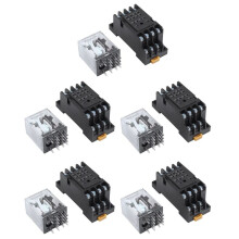5X 24V Coil Volt 4PDT 14 Pin Terminal Electromagnetic Relay HH54P