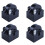 4X 3PIN-Uttag Kylskåp PTC Startrelä 12 Ohm Resistans 1