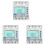 3X 3 Phase 380V 100A Tuya WiFi  Bi-Directional KWh Meter over Under Voltage Protector Relay  Current Limit 1