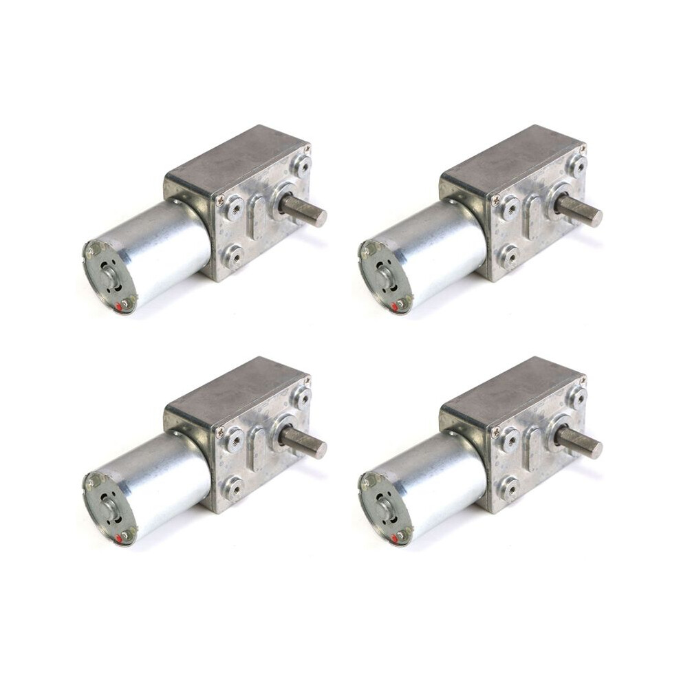 4X Gw370 12V 6Rpm Reversible High Worm Geared Motor Torque Turbo Motor 35A 4711811371802
