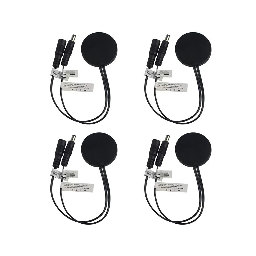 4X Wood Panel Led Touch Sensor Dimmer Hidden Touch For Led Strip Black 6031015824415