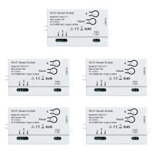 5X Tuya WiFi DIY Timer 1CH 7-32V USB 5V 2.4G WiFi Automation Module for Alexa Home IFTT