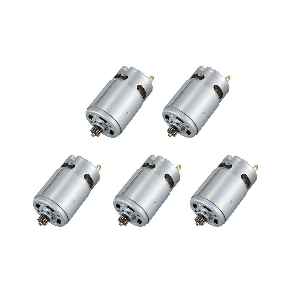 5X Rs550 Motor 13 Teeth Replace For Cordless Drill Screwdriver Gsr Gsb 12V Spare Parts 4713623832120