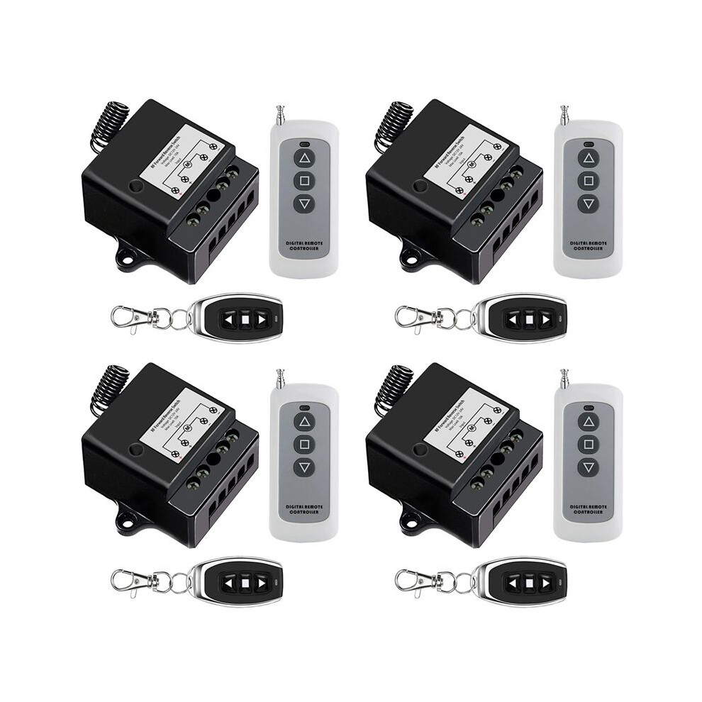 4X Dc12v-24V Forward Reverse Linear Actuator Remote Control, 10A Current, 165 Ft Range With Remote 4712075819017