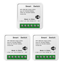 3X Tuya 16A Wifi DIY 1-Way Remote Control Timer Relay Automation for Life Work