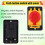3X Electromagnetic  Magnetic Button  KJD12 16A 250V Power Tool Undervoltage Overload Protection 4