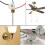 6Pack Ceiling Fan Light  ZE-110 Fan  3 Way Speed Fan  Ceiling Pull Chain  Replacement 9