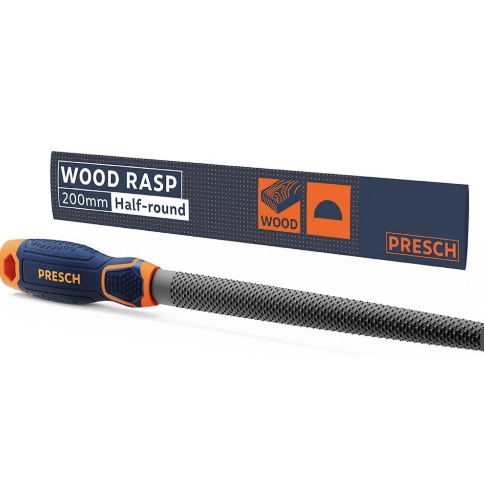 Presch Wood Rasp Half Round 200Mm 9145611142662