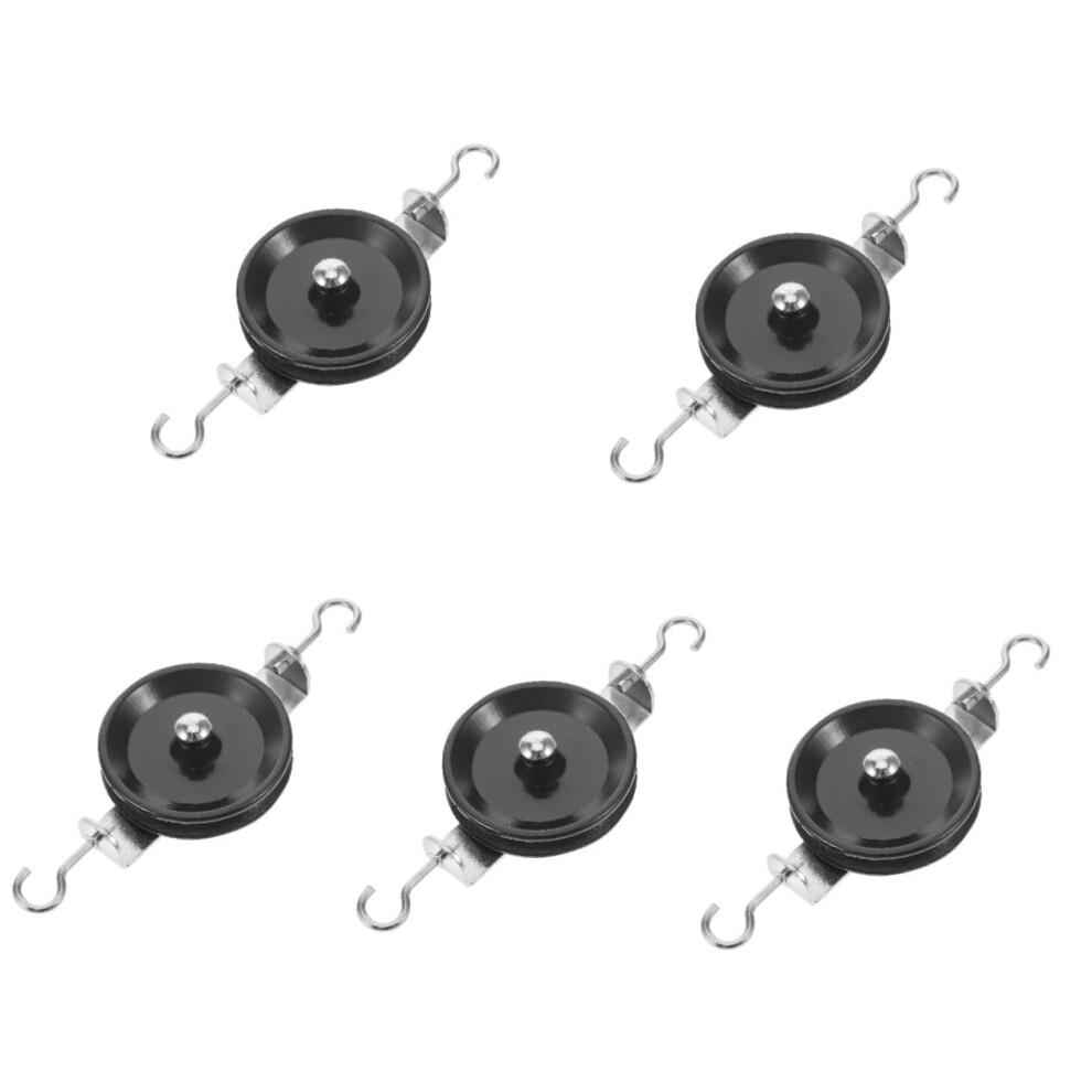 Pulley Block With Hook Heavy Duty 10Cm Durable Ironplastic For Physics Experiments And Teaching 9053599478232