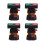 4X AC 220V Yellow Light -OFF START STOP Momentary Push Button  1 NO 1 NC 1